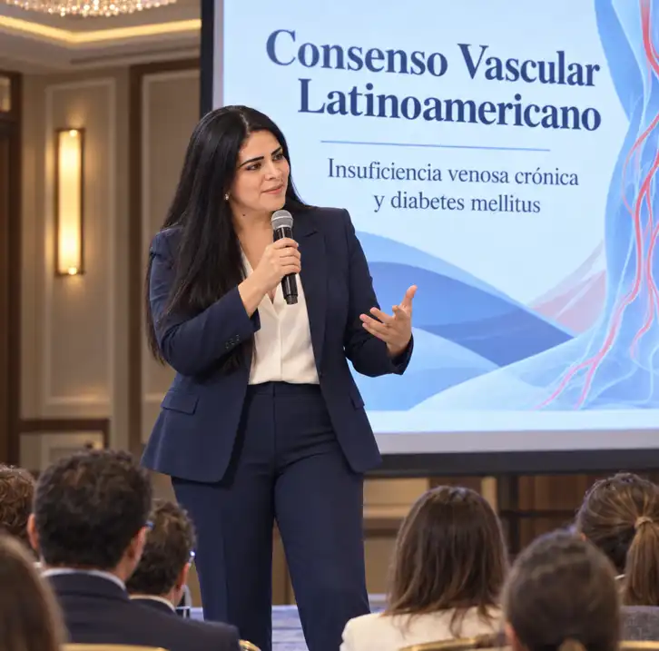 Dra. Soledad Gómez en su labor como investigadora