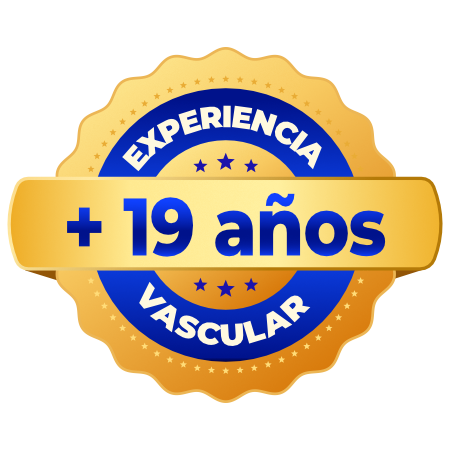 +19 años de experiencia en cirugía vascular